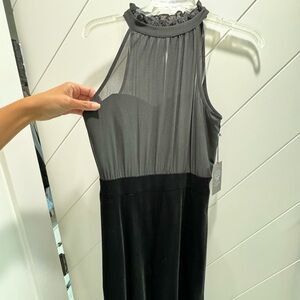 NWT Vince Camuto velvet halter jumpsuit